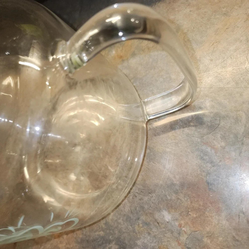 DASH Microwave Popcorn Popper Aqua Glass Silicone Lid 2.5 Qt EUC